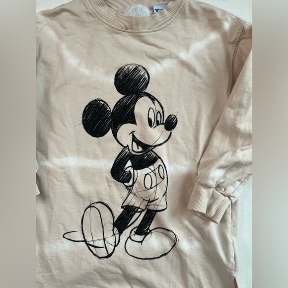 Zara Disney Mickey & friends Mickey sweater dress for girls - Picture 3 of 11
